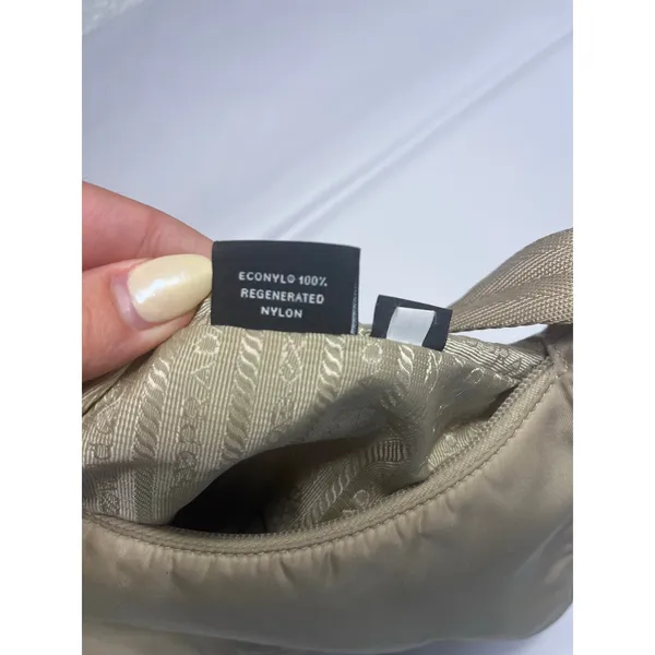 Prada Re-Nylon Saffiano Mini Re-Edition 2000 Bag Deserto - Image 12