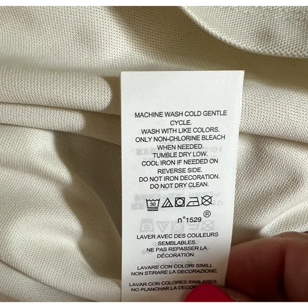 Ralph Lauren Top Womens Size L Cream Gray Short Sleeve Zip Golf Tennis NWT - Image 13