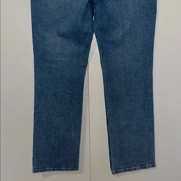 ABLE High Rise Straight Leg Jeans Stretch Denim Women’s 31 - Image 7