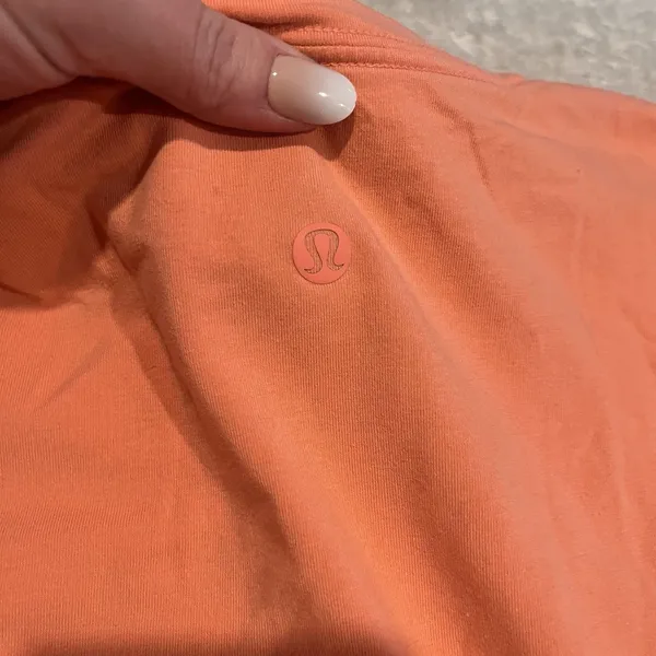 Lululemon Top Orange Athletic Running Workout Training Gym Yoga Ladies See Pics - Image 7