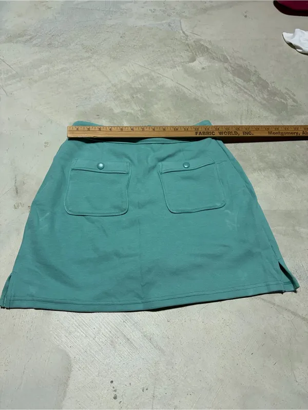 Acegolfs NWT Teal Pocket golf skort small Green - Image 3