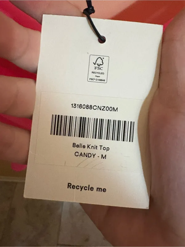 NWT Reformation Belle Knit Top in Candy - Image 6