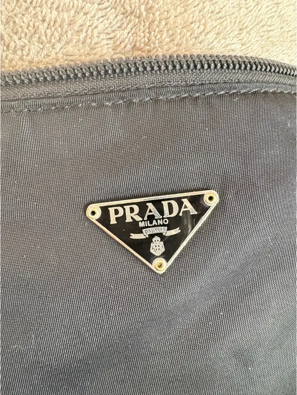 Nylon Shoulder Prada Bag Black - Image 5