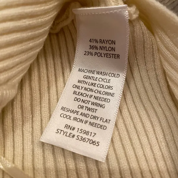NWT AS Revival Altar'd State Cream Knit Ribbed Crop Top Women's size Large - Image 7