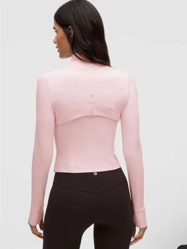 NWT Lululemon Define Cropped Jacket *Nulu Blissful Pink / BLLP 6 - Image 4