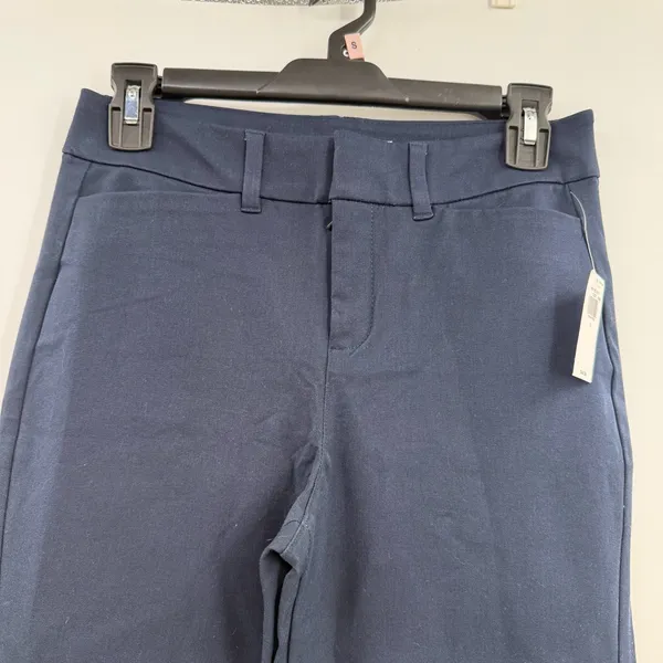 Old Navy Pixie Skinny Ankle Pants Womens 2 Navy High Rise Stretch NWT - Image 2