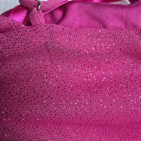 Superdown Sydney Glitter Mini Dress Hot‎ Pink Cami Straps Bodycon Party Size M - Image 9