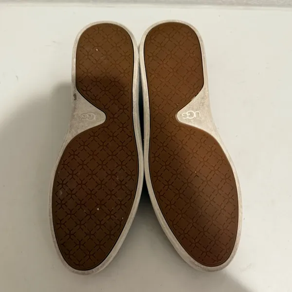 UGG Kammi Black Suede Slip-On Sneaker Ballet Flat Size 8.5 - Image 10