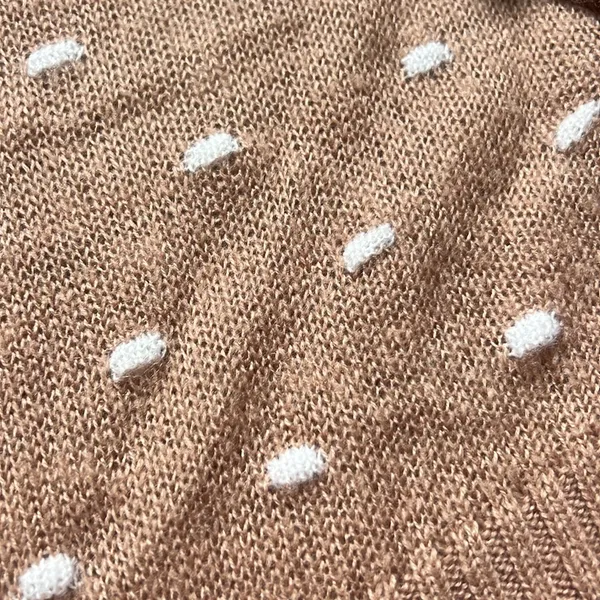 ASTR Polka Dot Short Sleeve Sweater - Image 4