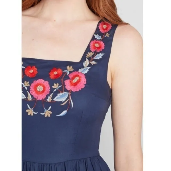 Modcloth NWT Navy Blue Enlightened Look Dress New - Image 4