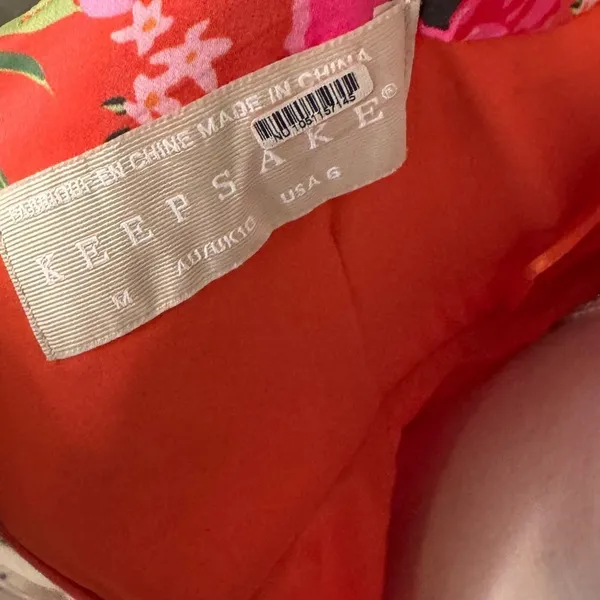 Keepsake The Label Tiered Maxi Dress in orange pink 6 - Image 6
