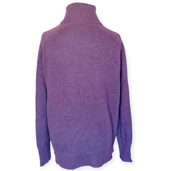 J.Crew Sweater Wool Alpaca Blend Turtleneck Oversized Medium  - Image 3