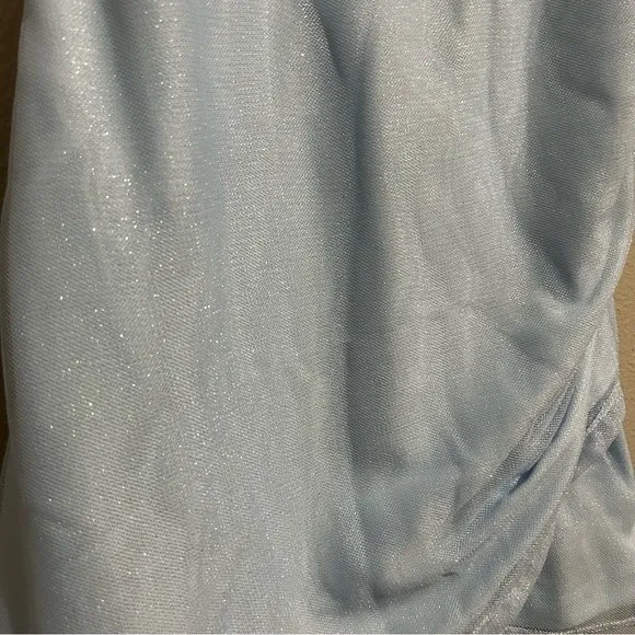 Princess Polly Ocenaia blue shimmer cocktail party mini dress women size small 4 - Image 7