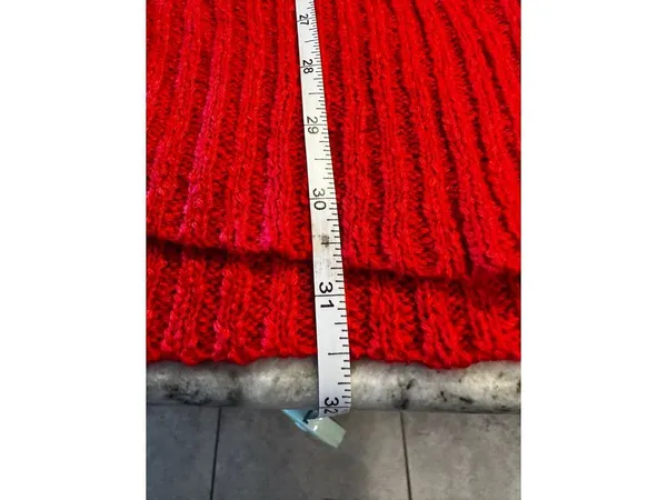 Red Crew Neck Sweater XL Unbranded - Image 5