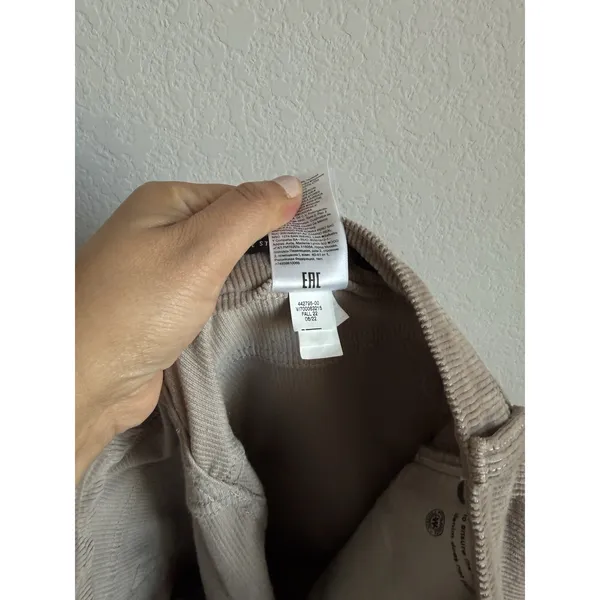 Banana Republic Women's High‎ Rise Straight Leg Tan Corduroy Pants Size 30 - Image 7