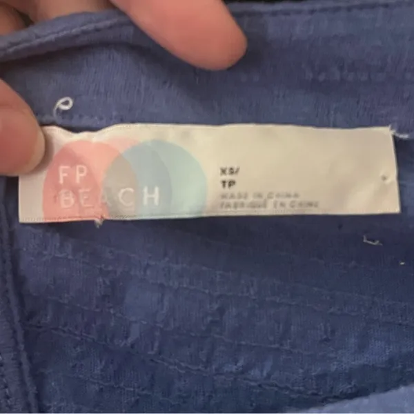 Free People Beach Women's Beyond Obsessed Romper Blue Size XS EUC - Image 3