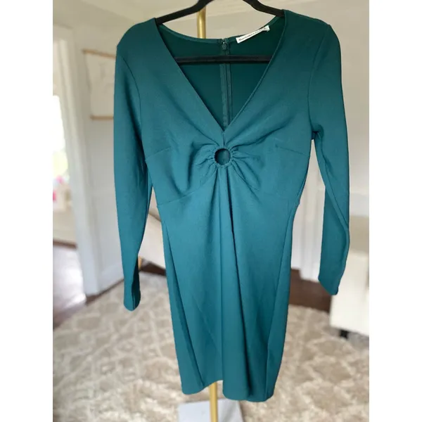 Abercrombie & Fitch Mini Dress Event Quiet Luxury Parisian Boho Glam Wedding Y2K - Image 2
