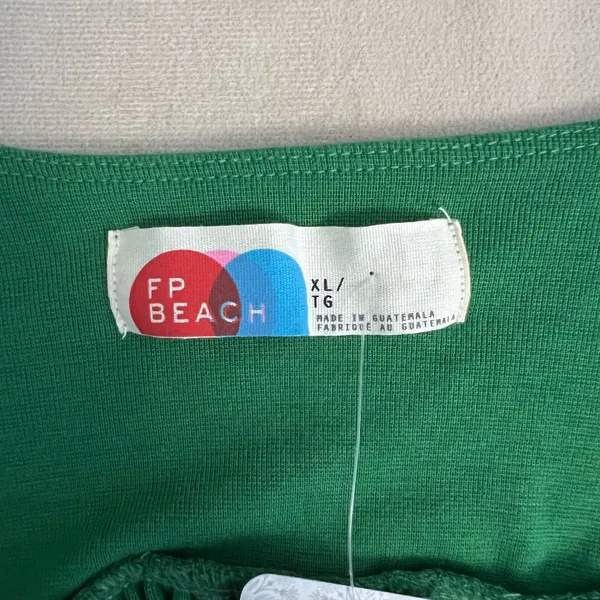 Free People FP Beach Green Babydoll Tank Top XL NWT - Image 6