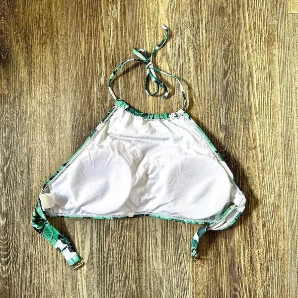 Ekouaer green leaf bikini top - Image 6