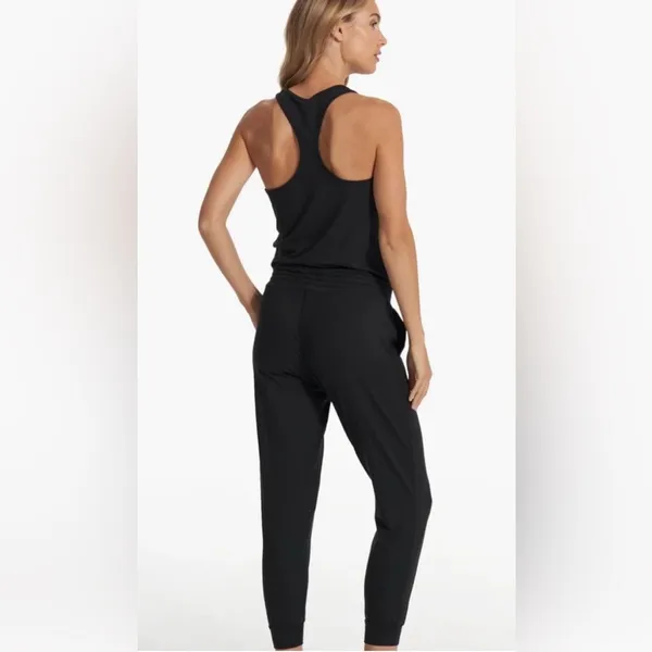 Vuori NWT Lux Black Sleeveless Jumpsuit Size M Jogger bottom - Image 2