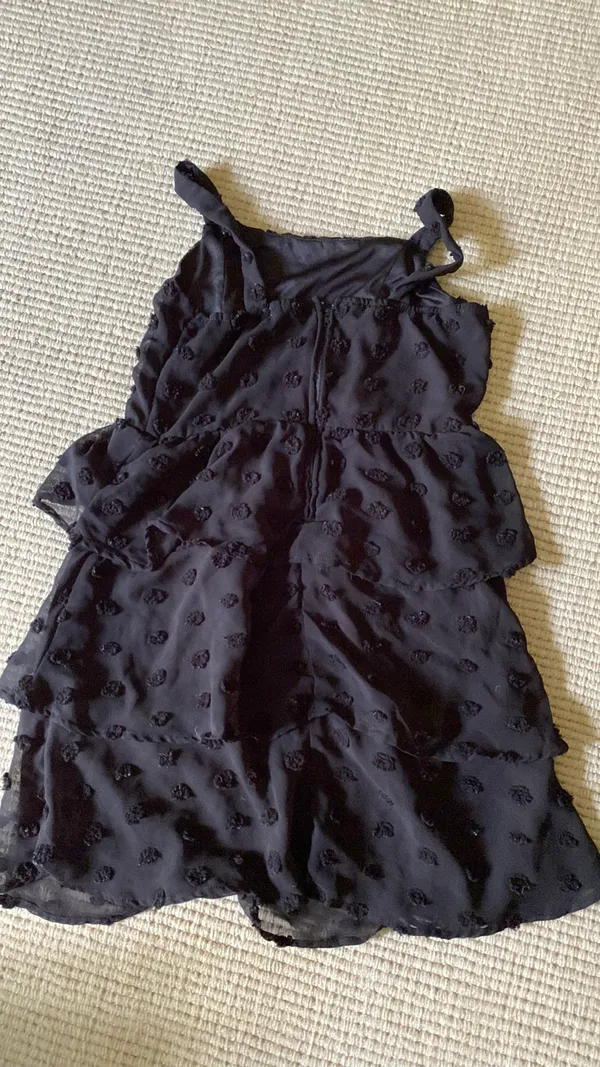 Francesca's Boutique black mini ruffle dress - Image 2