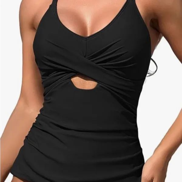 NWT Zaful Tankini Black - Image 4