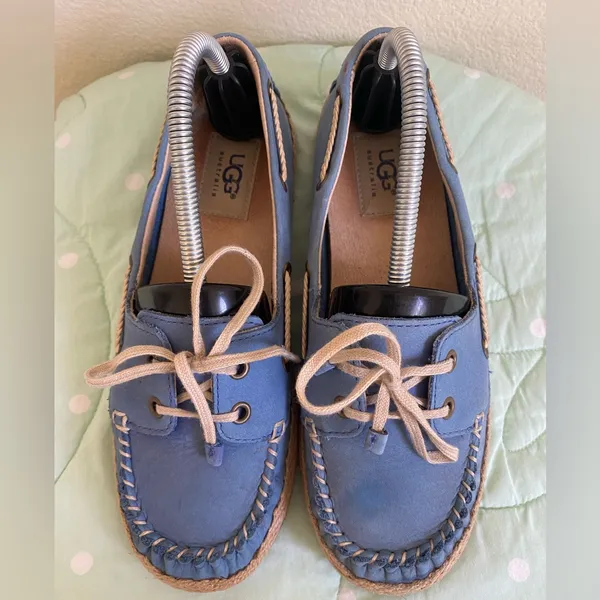 UGG Blue Chivon Shoes Womens size 6 - Image 3