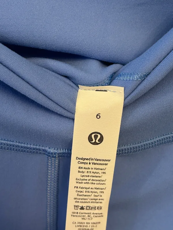 lululemon Align HR Pant/ Leggings size 6 Pool 28” New with tags Authentic - Image 4