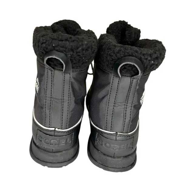 SOREL Explorer Carnival Boots Black/Sea Salt Women’s Size‎ 10 - Image 5