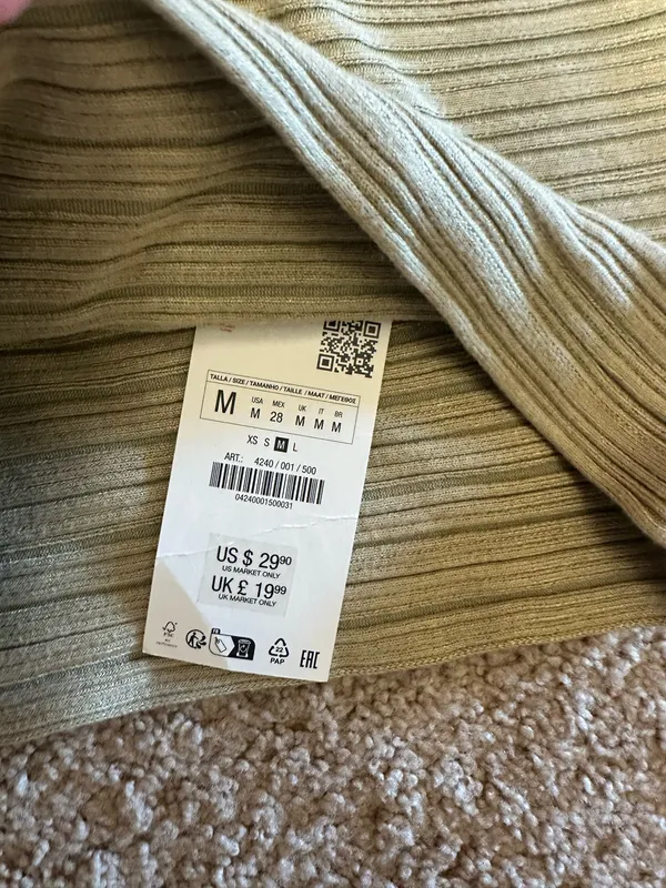 One-Shoulder ZARA Top Crop - Image 3