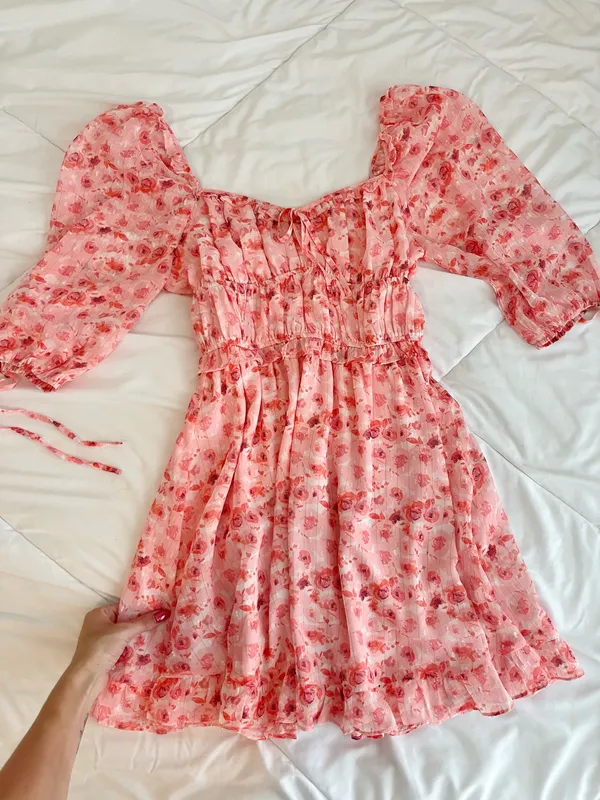 Storia Floral Mini Dress - Image 3