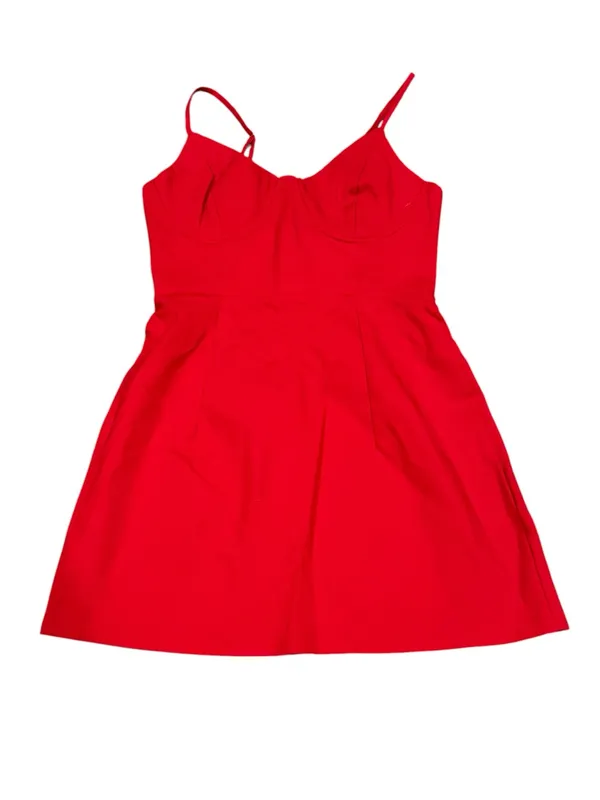 PRINCESS POLLY Red Novella mini dress CLUB Y2K 6 - Image 8