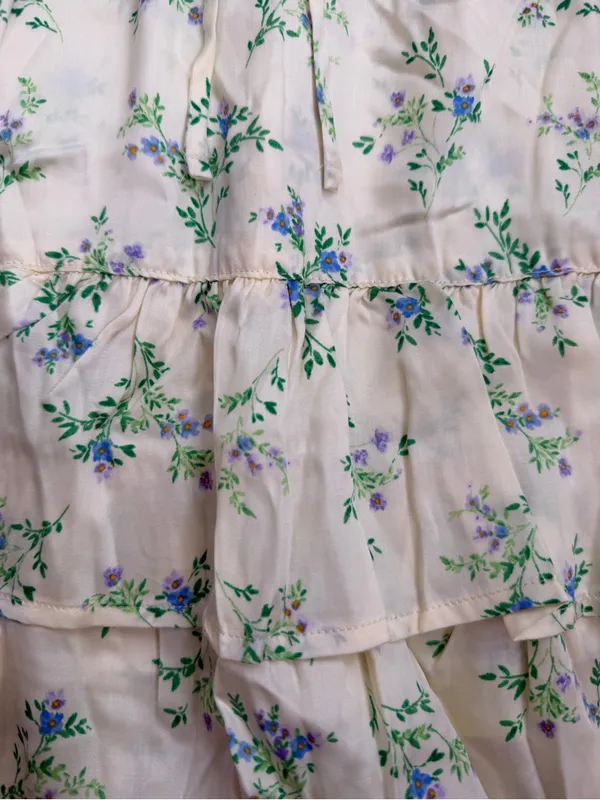 PINK Victoria's Secret Floral Ruffled Mini Skirt - Image 10