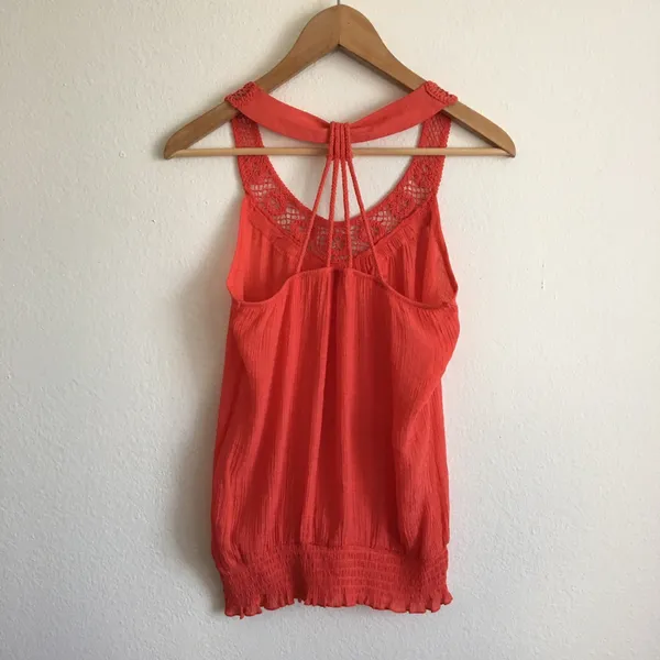Coral blouse Red - Image 6