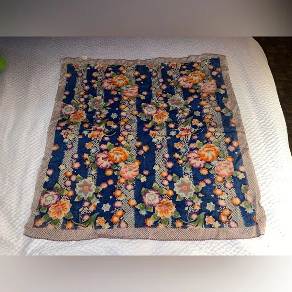 Japanese Organic Silk Scarf 27”x28” - Image 2
