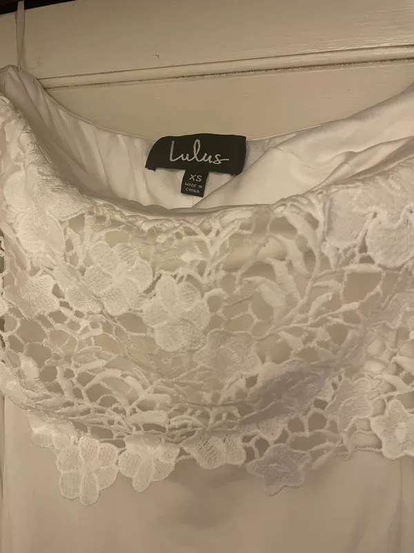 Lulus White Evening Gown - Image 3