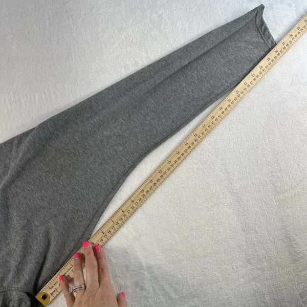 Nike Large L Leggings Hologram Carbon Heather Gray Full Length‎ 886257-091 - Image 16