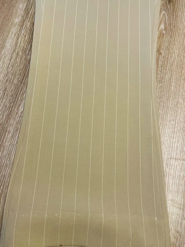 Jones New York Signature Tan and White Pinstripe Pants - Image 6