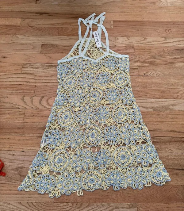 For Love And Lemons Crotchet Cover Up Dress - Image 3