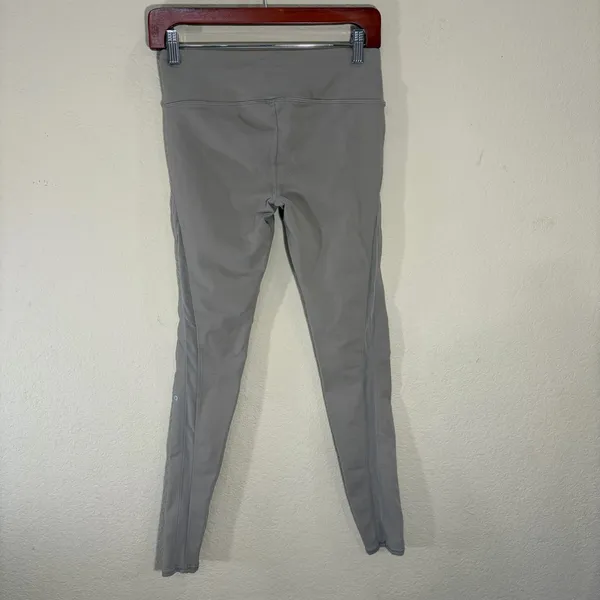 Alo Yoga 7/8 High-Waist Airbrush Legging - Taupe- Sz S Double Mesh Side Outdoor - Image 5