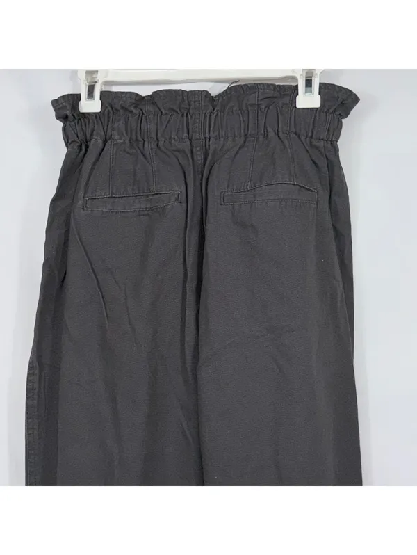 Zenana L Paperbag Pants Charcoal Gray NWT - Image 8