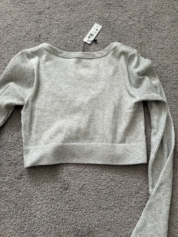 Garage Long Sleeve Crop Top - Image 2