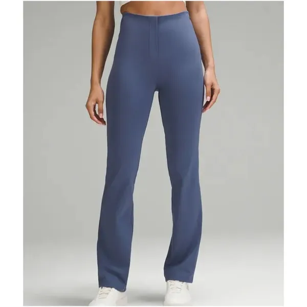 NEW Lululemon Smooth Fit Pull-On High Rise Athleisure Workwear Trouser Blue Sz 4 - Image 2