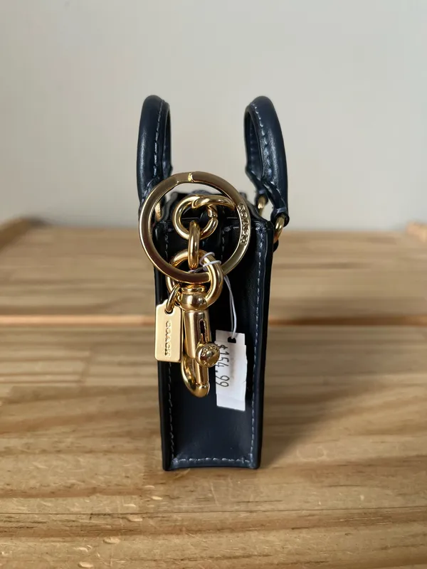 Coach North/South Mini Tote Bag Charm - Image 3