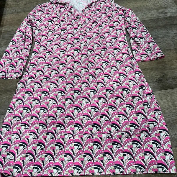 Barbara Gerwit medium‎ pink dress Black - Image 3