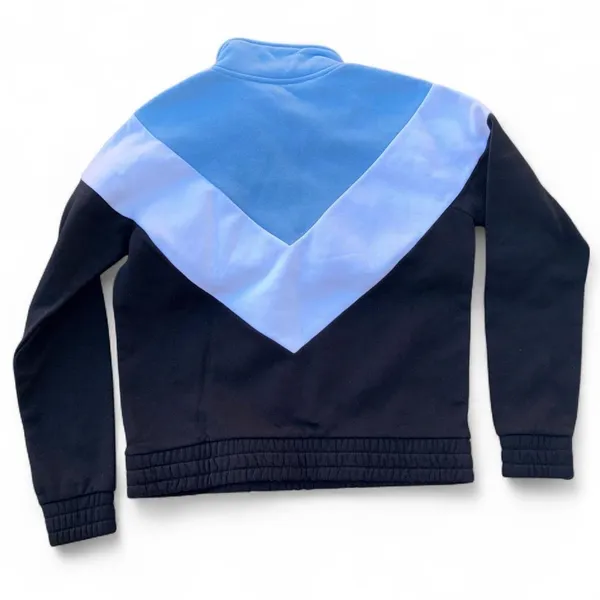 Fila black & white color block quarter zip sweatshirt - Image 4
