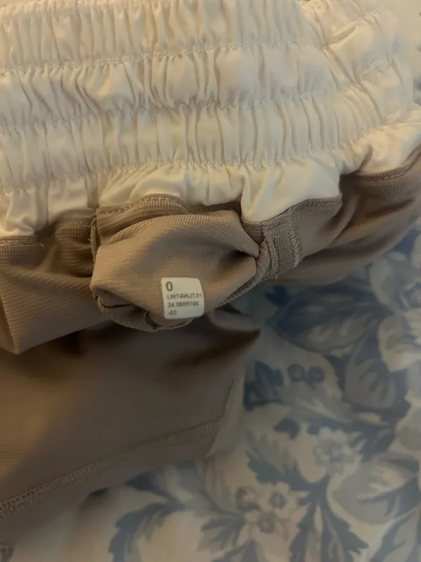 White Hottie Hot Lululemon Shorts 4" - Image 3