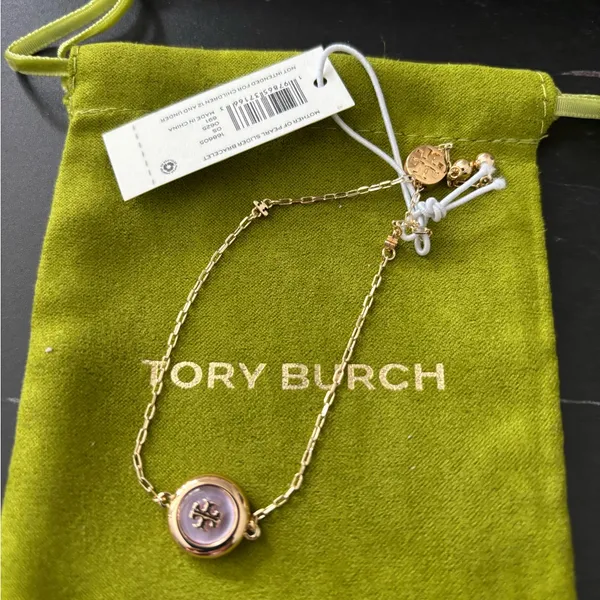 NWT Tory Burch Gold Charm Bracelet - Image 2