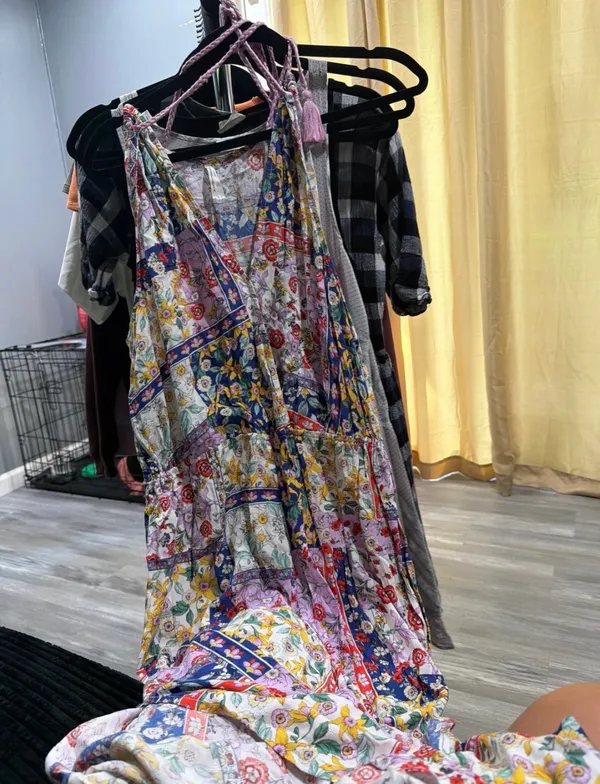 Anthropologie Patchwork Jumpsuit - Image 3