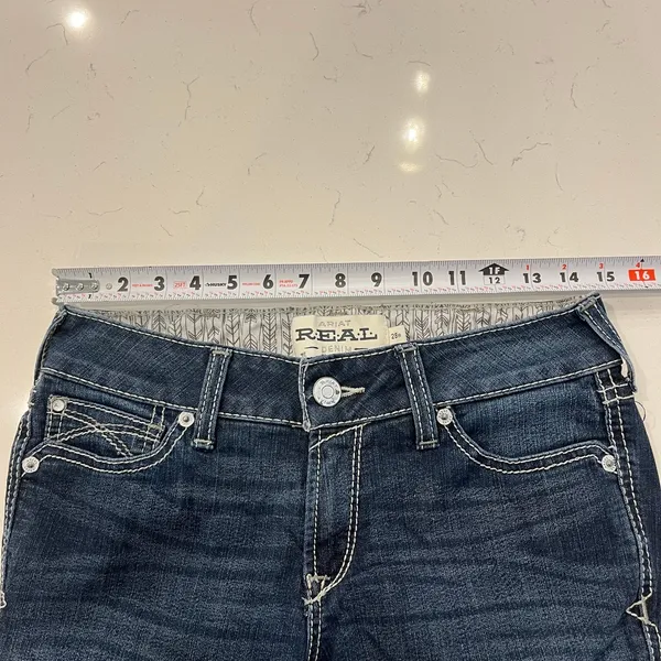 Ariat Arrow Fit Mid Rise Shayla Boot Cut Jean size 28R - Image 8